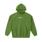 Contrast Piping Raglan Hoodie