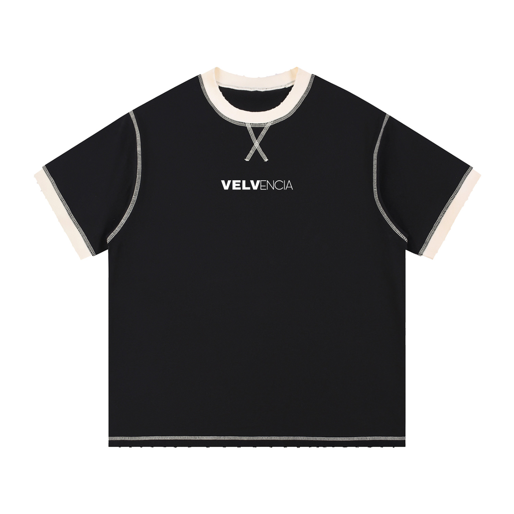 Contrast-Stitched Cotton T-Shirt