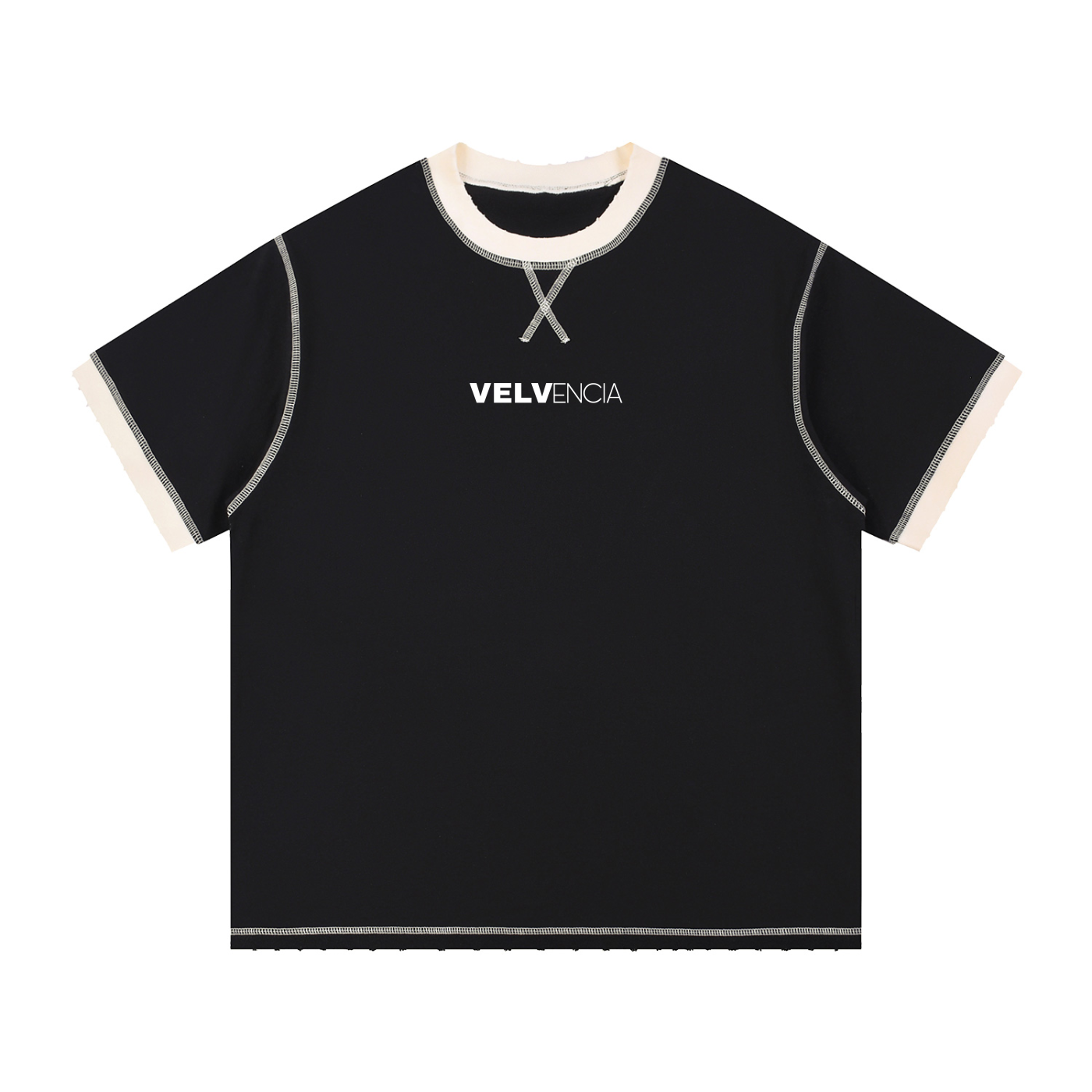 Contrast-Stitched Cotton T-Shirt