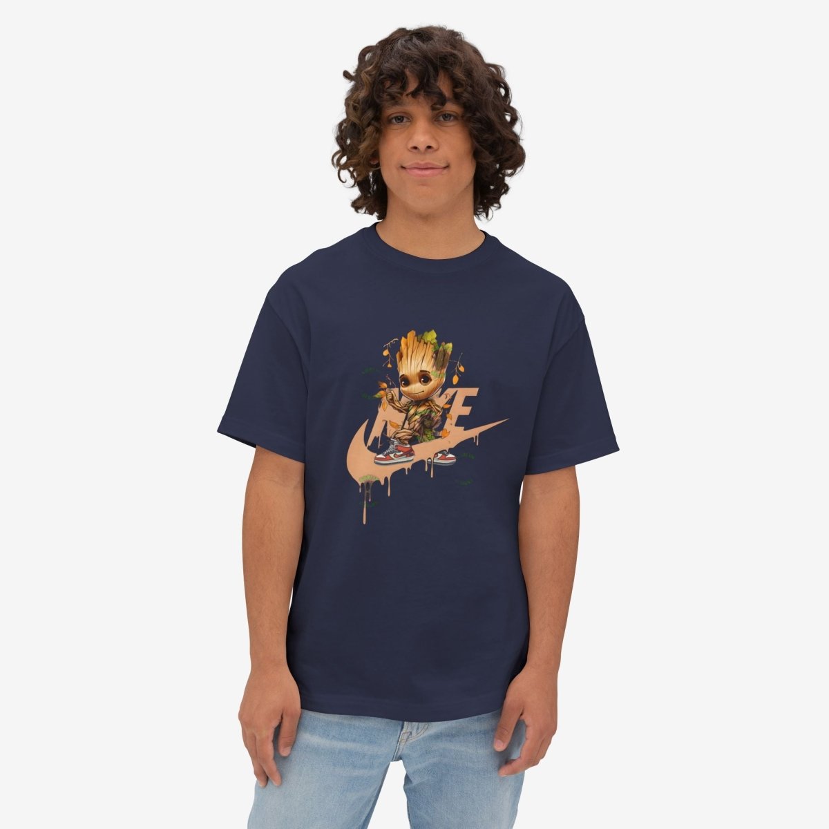GRoot Oversized Tshirt CottonCrew neckDTG
