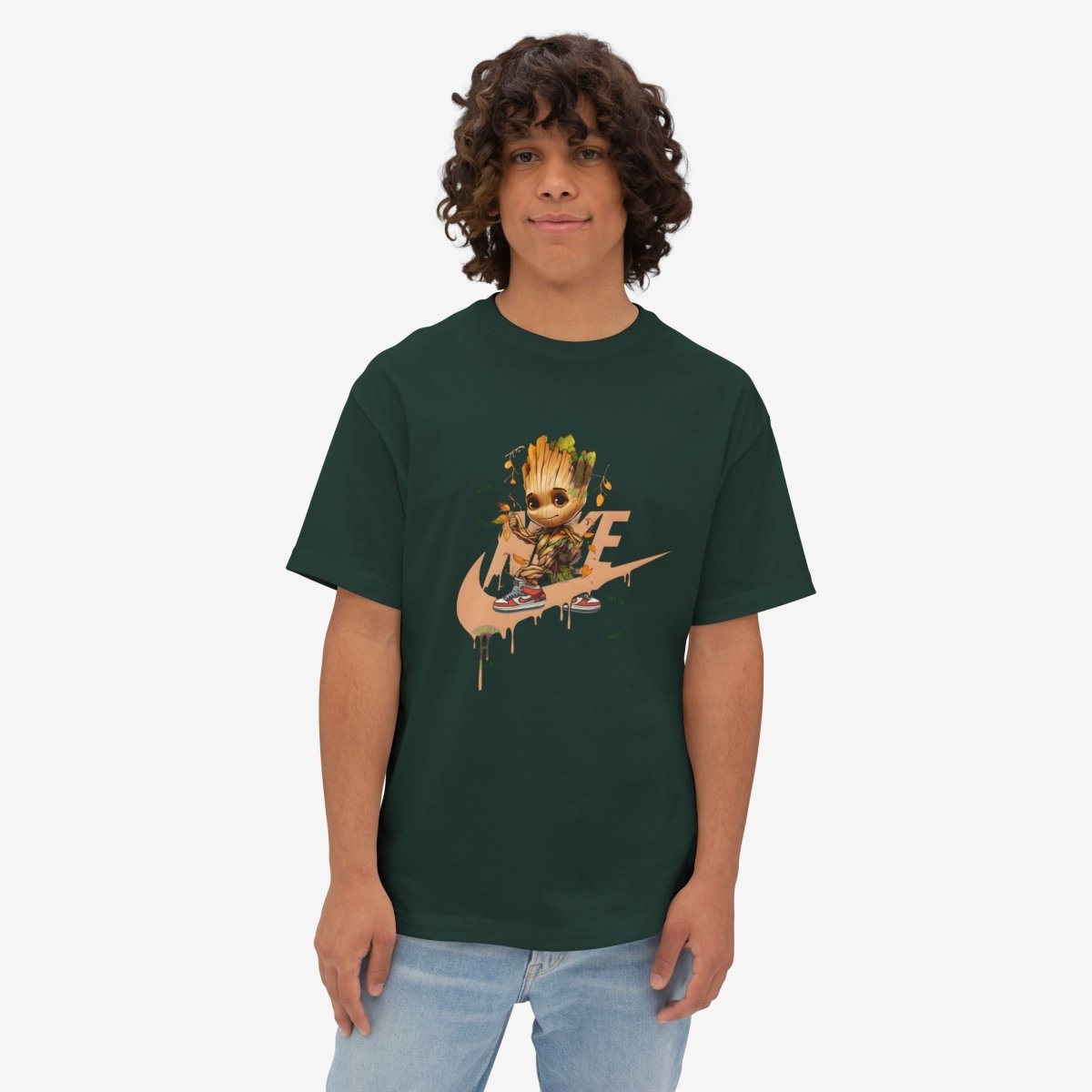 GRoot Oversized Tshirt CottonCrew neckDTG