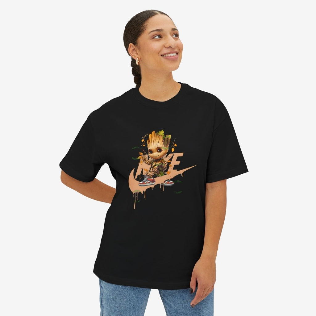 GRoot Oversized Tshirt CottonCrew neckDTG