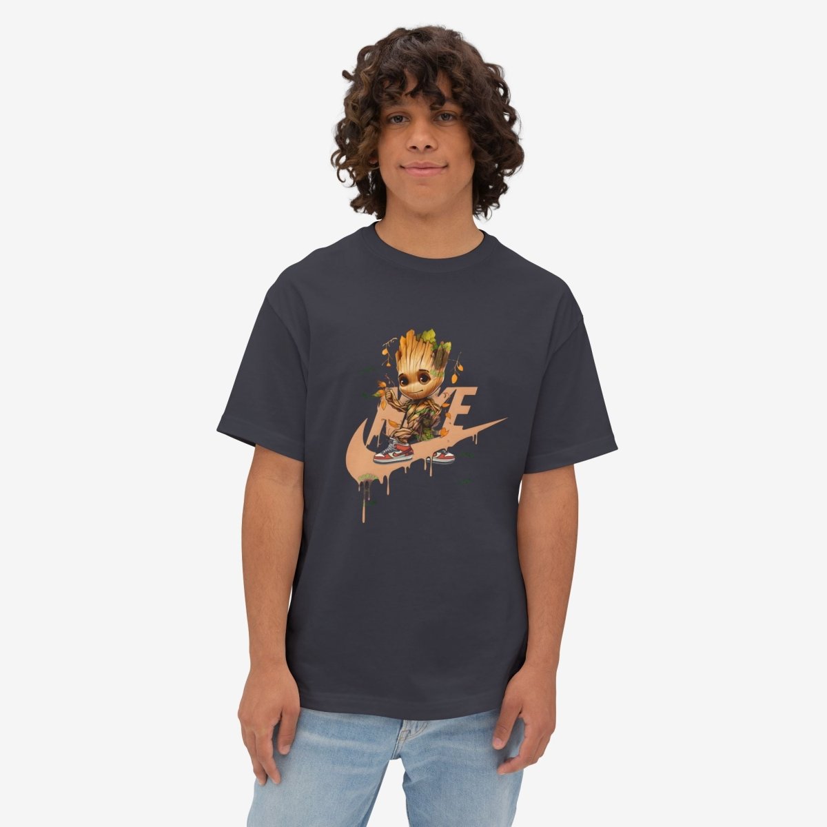 GRoot Oversized Tshirt CottonCrew neckDTG