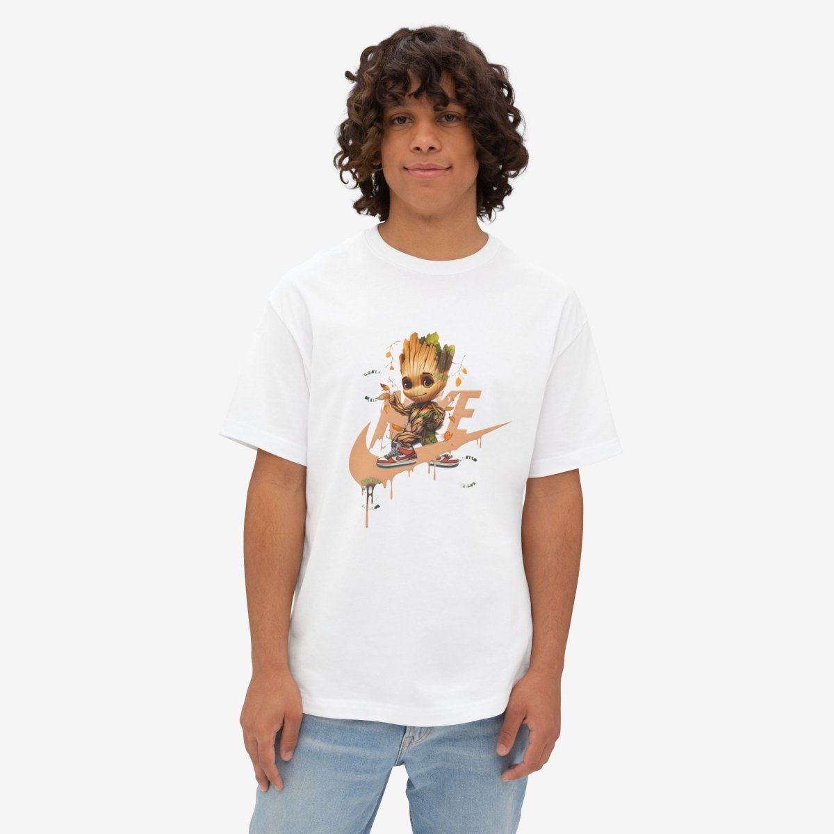 GRoot Oversized Tshirt CottonCrew neckDTG