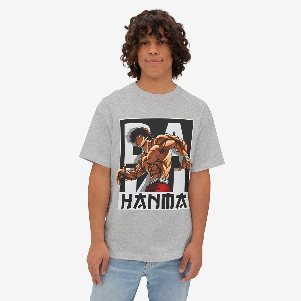 HANMA Oversized Tshirt CottonCrew neckDTG
