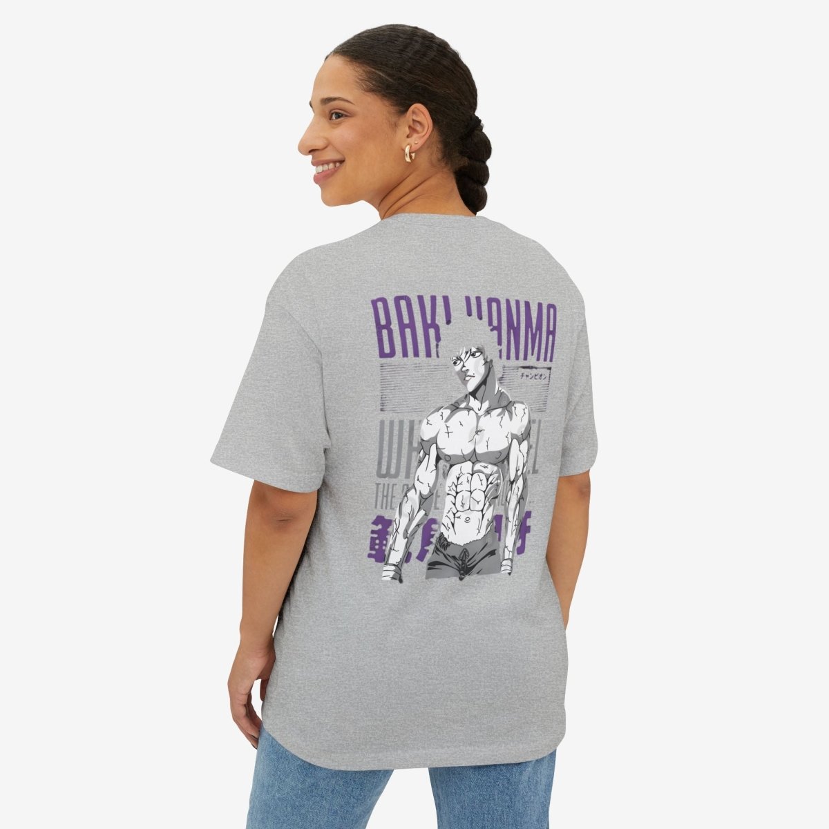 HANMA Oversized Tshirt CottonCrew neckDTG