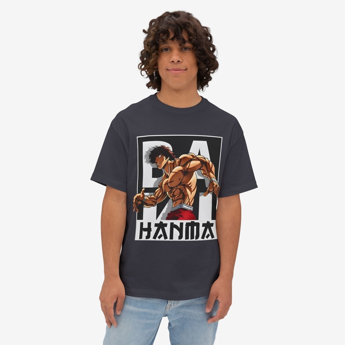 HANMA Oversized Tshirt CottonCrew neckDTG