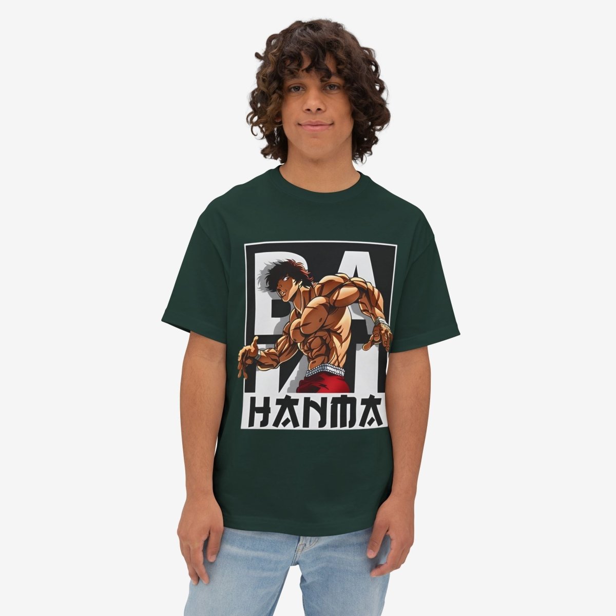 HANMA Oversized Tshirt CottonCrew neckDTG