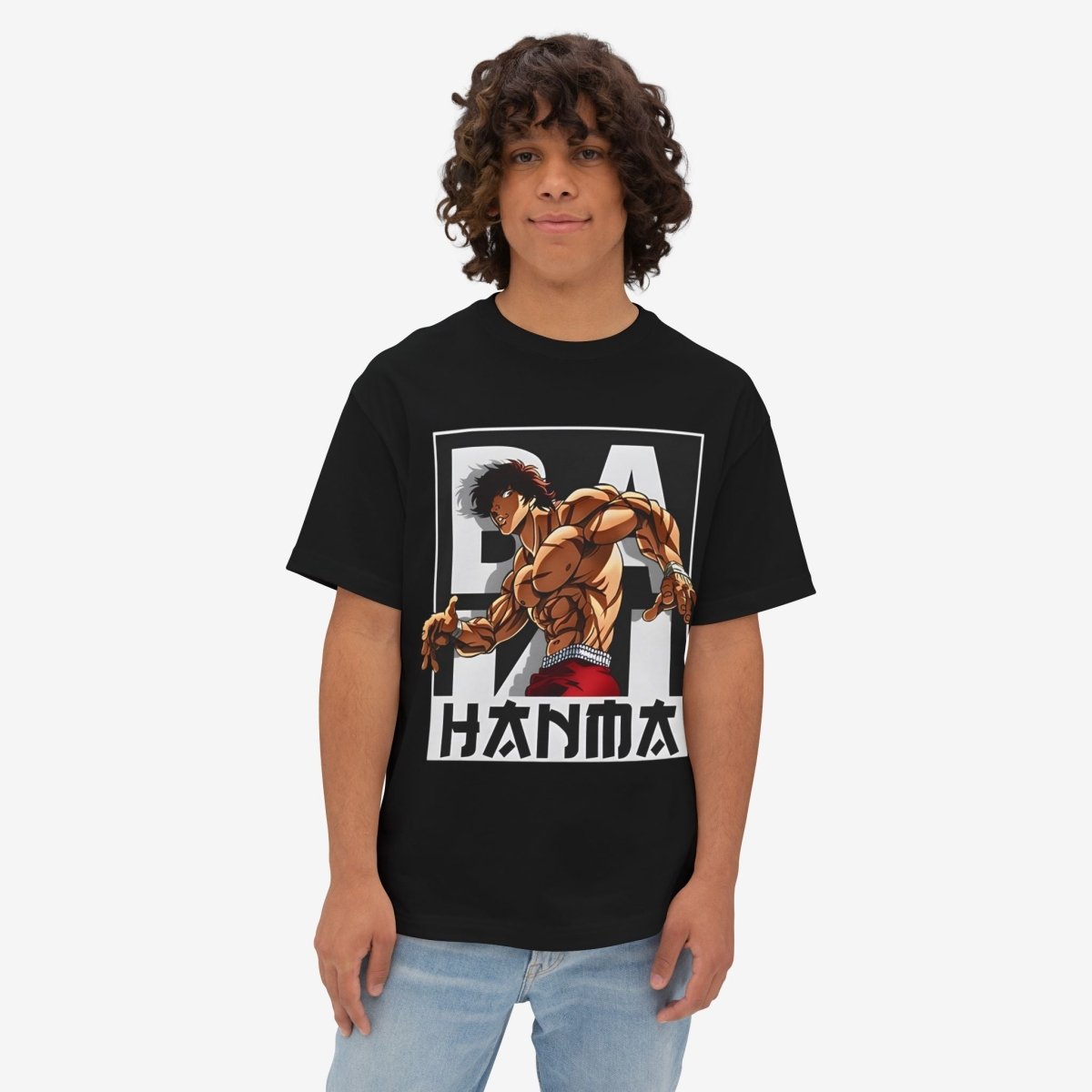 HANMA Oversized Tshirt CottonCrew neckDTG