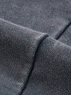 Snow Washed Raw Edge Cropped Sweatshirt