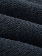 Snow Washed Raw Edge Cropped Sweatshirt