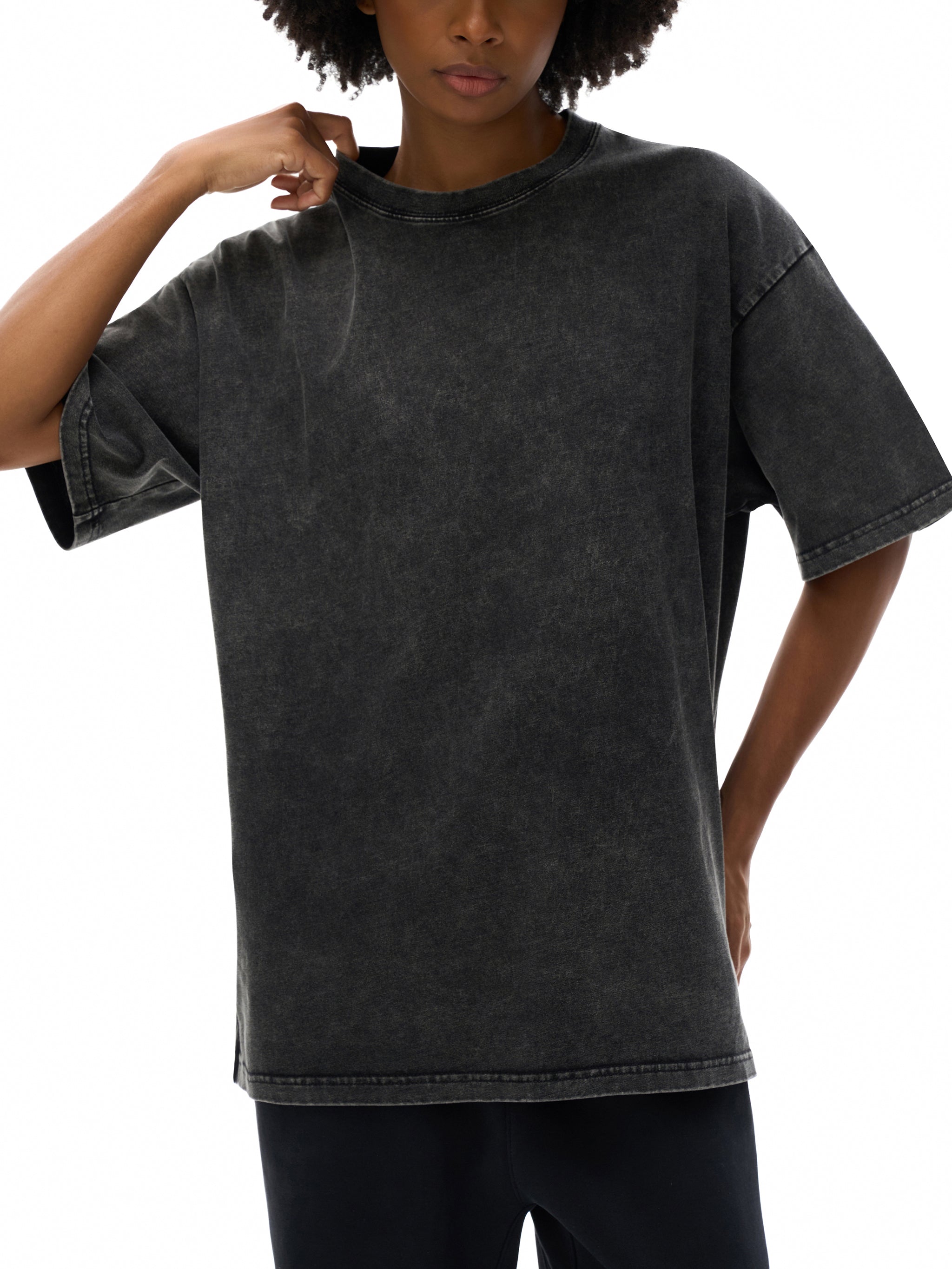 Demon Slayer Snow Washed Oversized Cotton T-Shirt