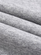 Half-Zip Rolled Edge Fleece Sweatshirt