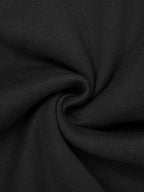 Close-up of black fabric with folds
