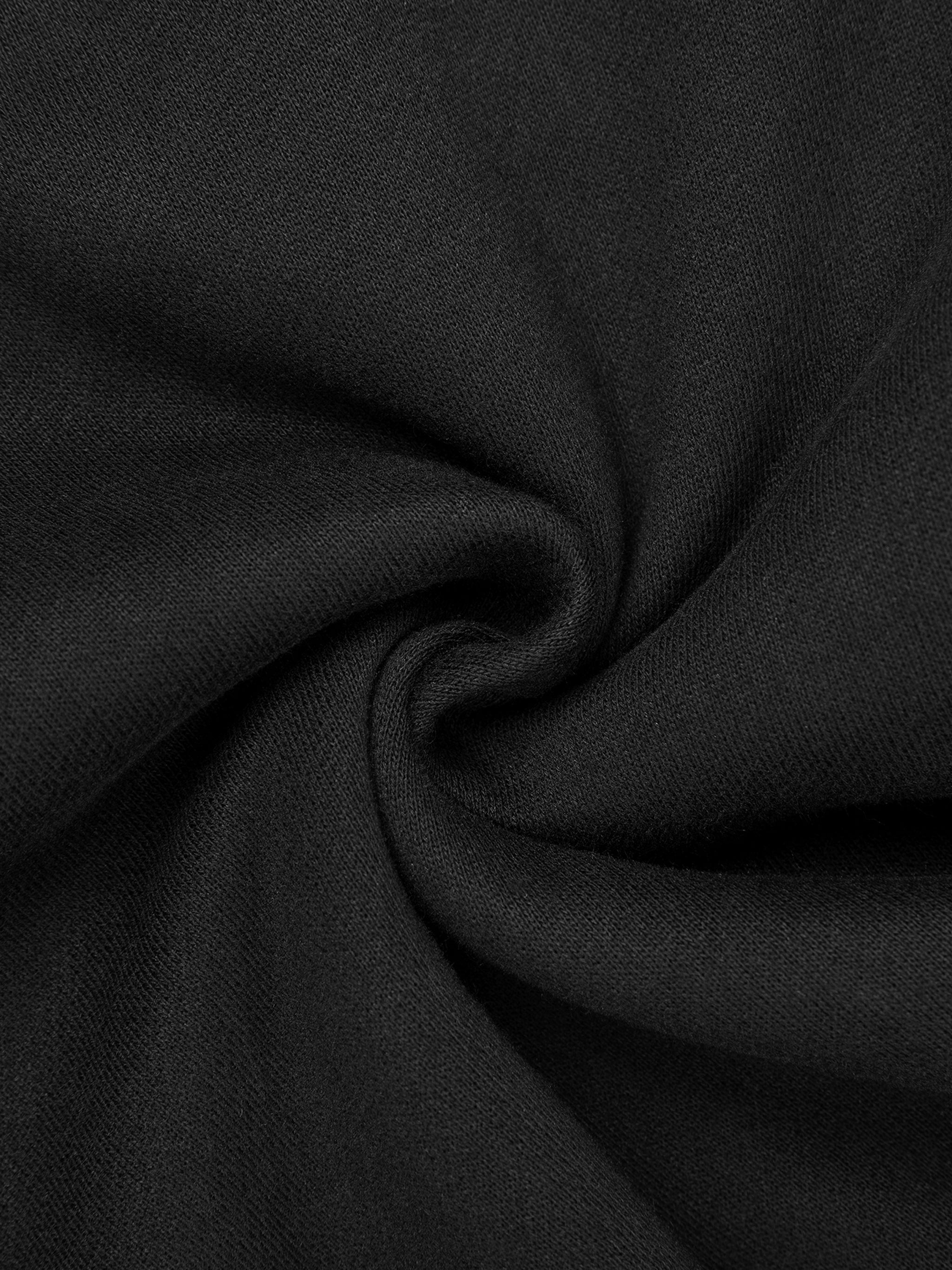 Close-up of black fabric with folds