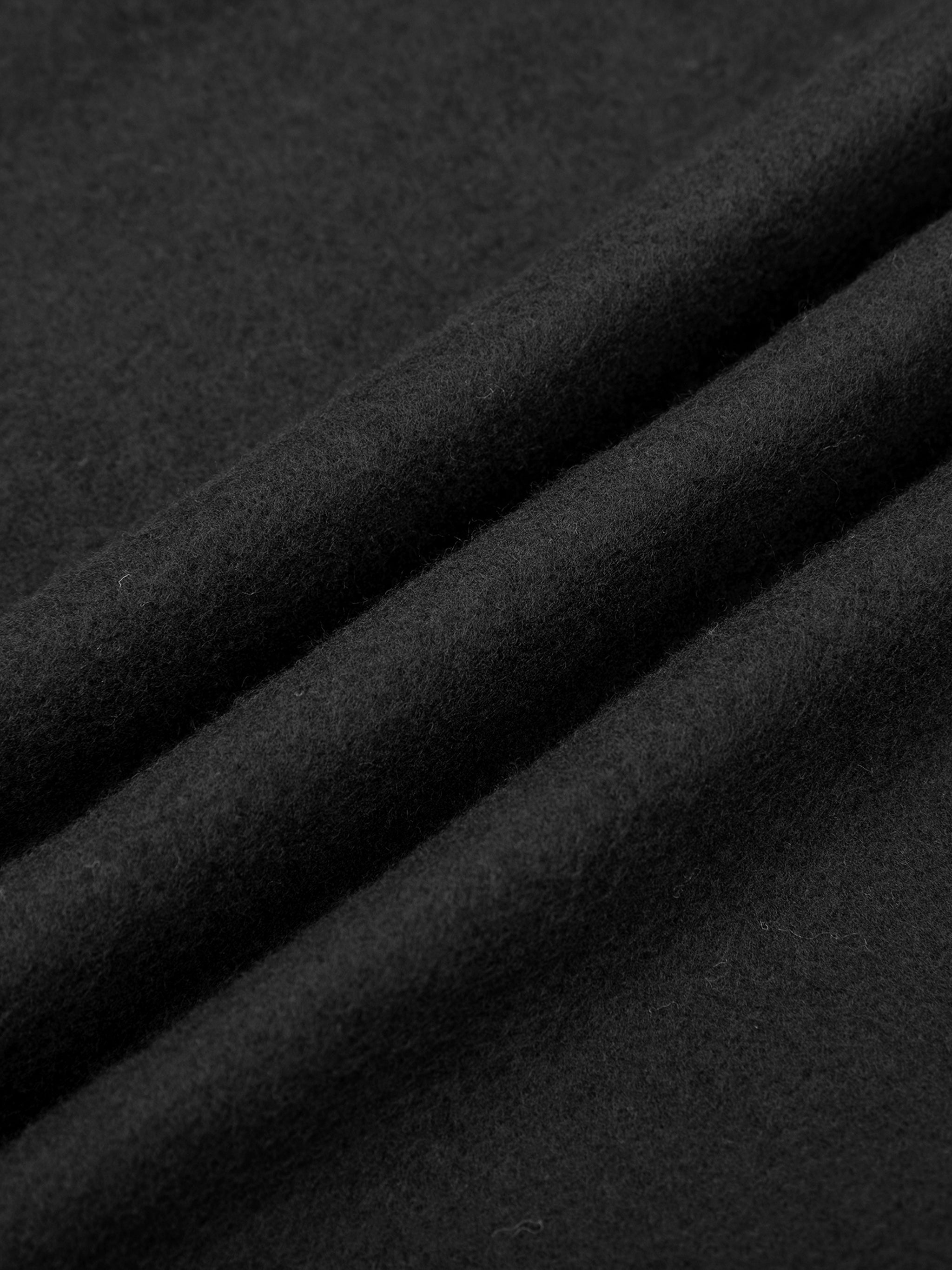 Close-up of black fabric texture