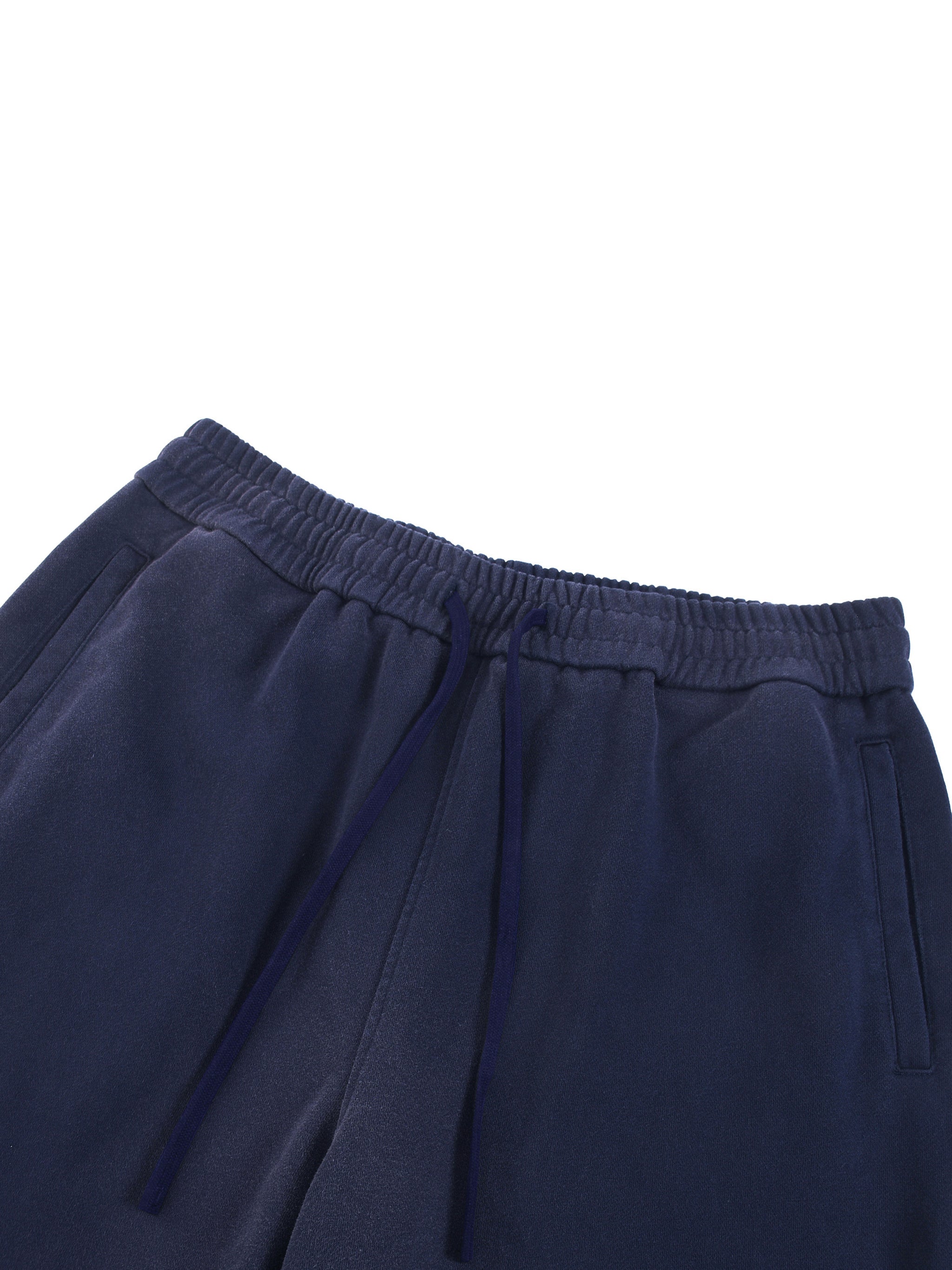 Sun Fade Raw Edge Straight-Leg Sweatpants