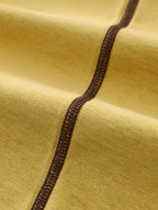 Contrast Cuff Cuffed T-Shirt