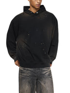Sun Fade Frayed Fleece Hoodie