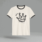 King crown T-Shirt CottonCrew neckDTG