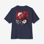 LOVE FAKE Oversized T-Shirt CottonCrew neckDTG