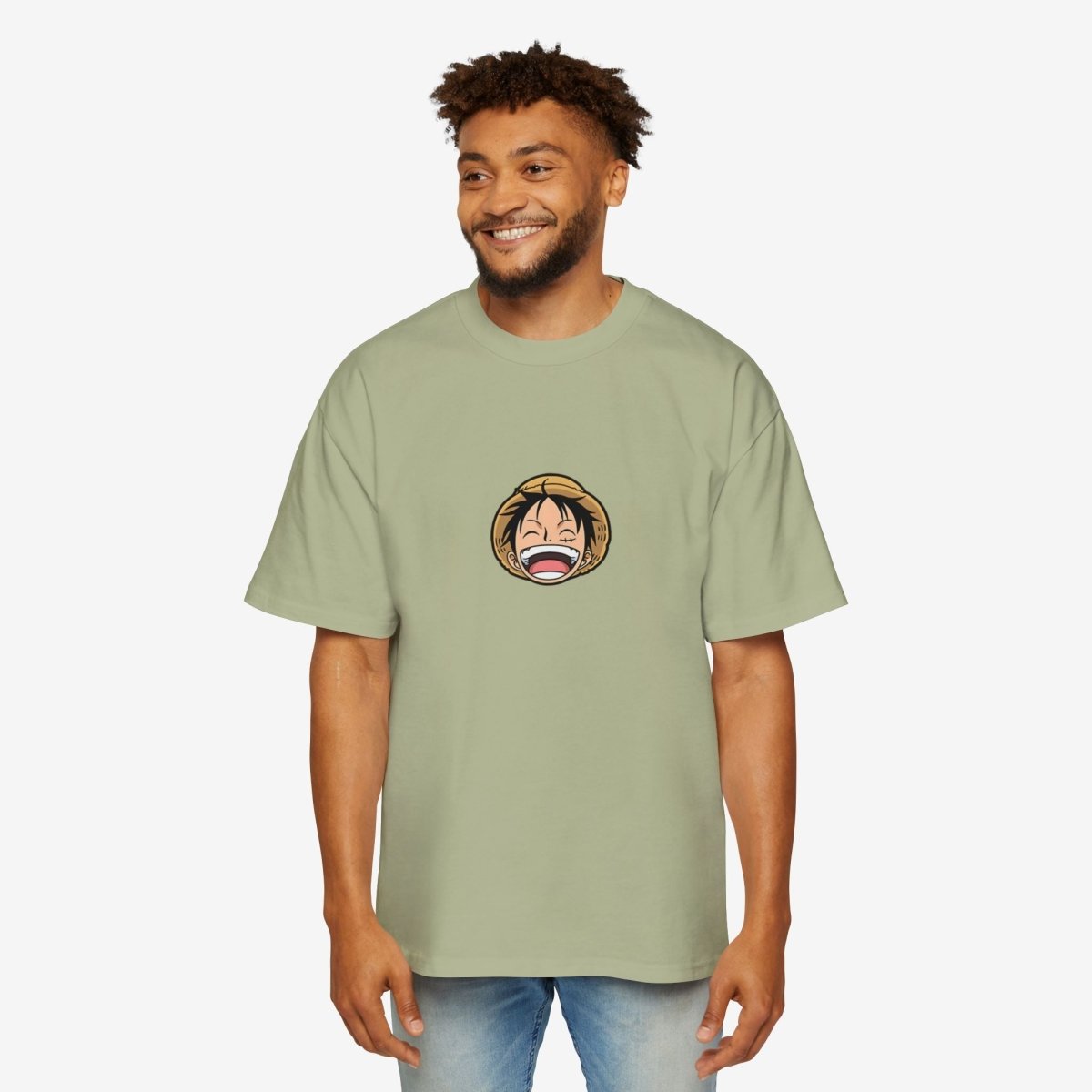 Luffy Oversized Custom T-shirt CottonDTGMen's Clothing