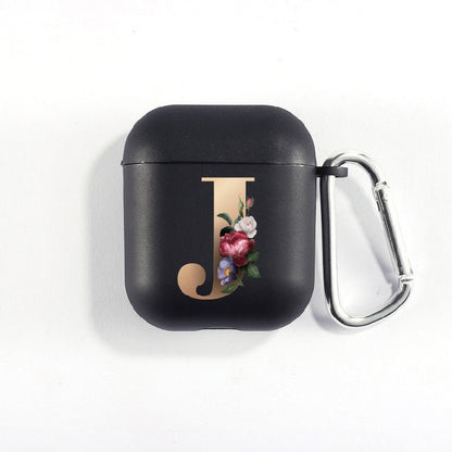 Matte Black Alphabet Airpods Case 2nd generation coverAirpods coversCases