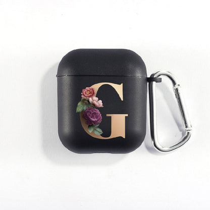 Matte Black Alphabet Airpods Case 2nd generation coverAirpods coversCases