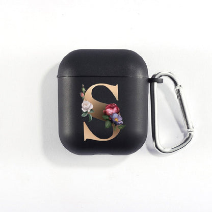 Matte Black Alphabet Airpods Case 2nd generation coverAirpods coversCases