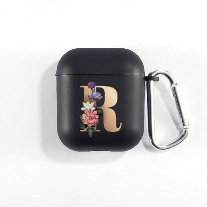 Matte Black Alphabet Airpods Case 2nd generation coverAirpods coversCases