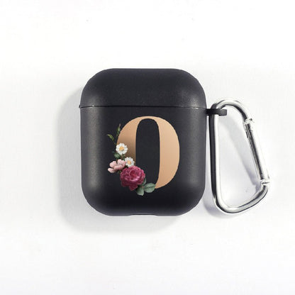 Matte Black Alphabet Airpods Case 2nd generation coverAirpods coversCases
