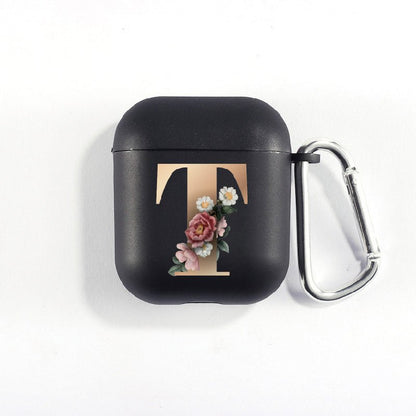 Matte Black Alphabet Airpods Case 2nd generation coverAirpods coversCases