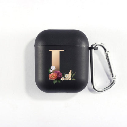 Matte Black Alphabet Airpods Case 2nd generation coverAirpods coversCases