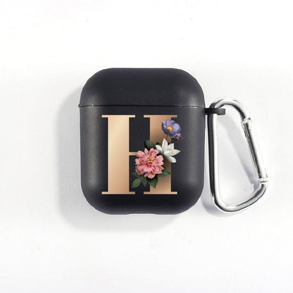 Matte Black Alphabet Airpods Case 2nd generation coverAirpods coversCases
