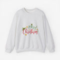 Merry Christmas Crewneck Sweatshirt Crew neckDTGEmbroidery