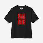 NEVER STOP MAKING Oversized T-Shirt CottonCrew neckDTG