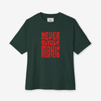 NEVER STOP MAKING Oversized T-Shirt CottonCrew neckDTG