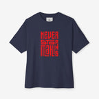 NEVER STOP MAKING Oversized T-Shirt CottonCrew neckDTG