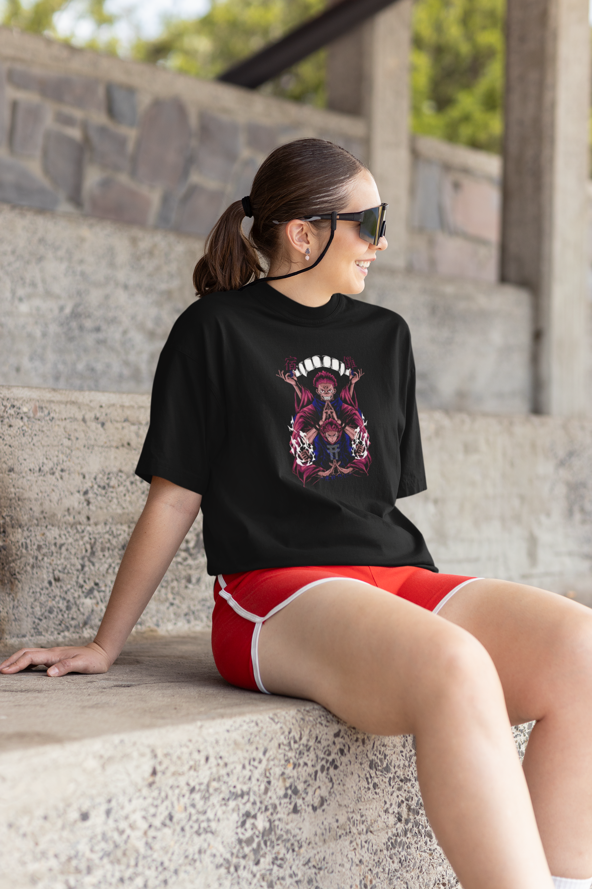 Anime graphics Oversized Tshirt 