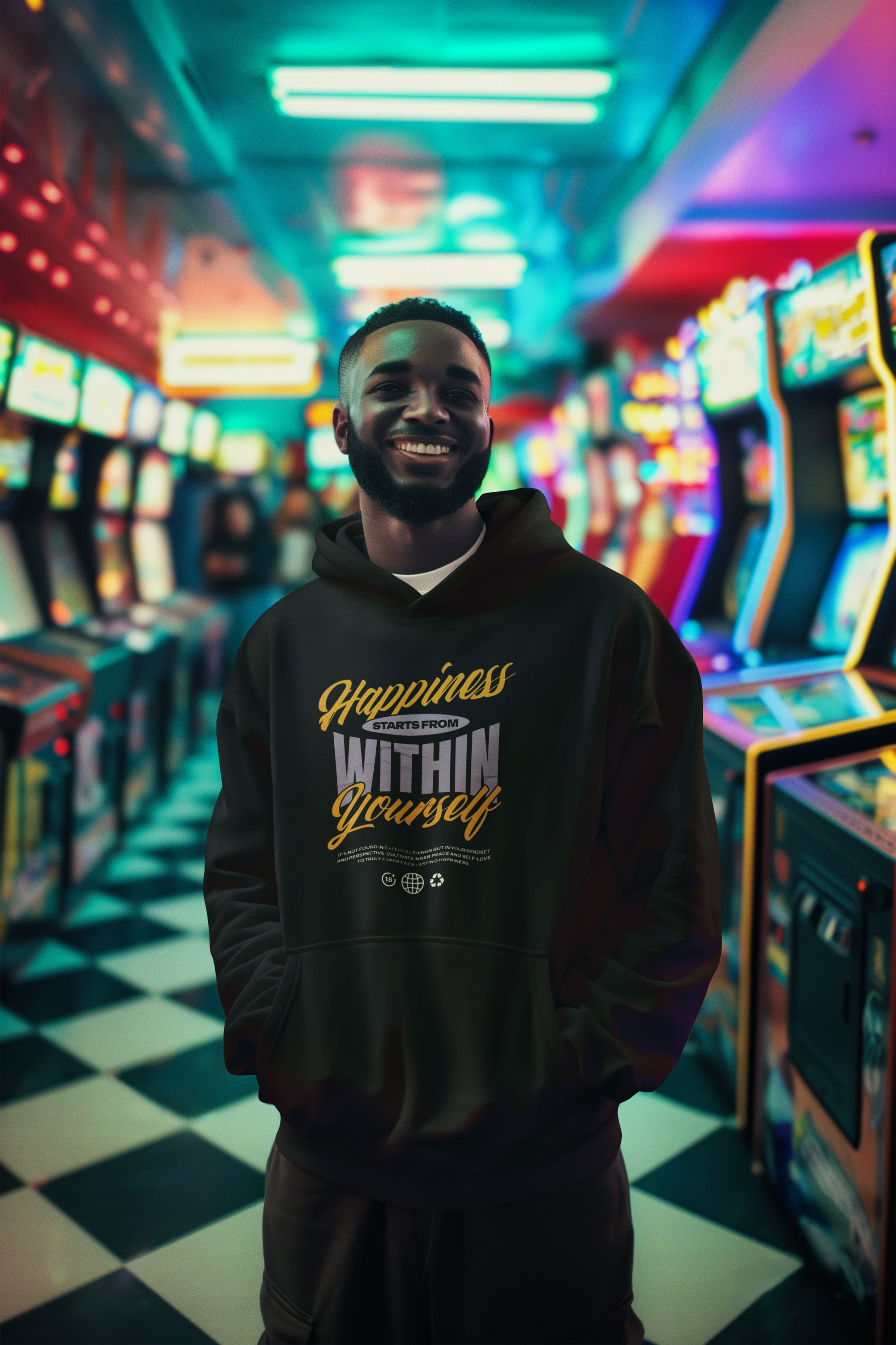HAPPINESS WITHIN YOURSELF Unisex Hoodie
