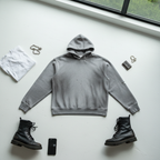 Sun Fade Frayed Fleece Hoodie