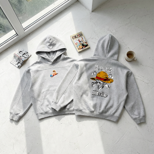 One Piece Luffy Boxy Fleece Hoodie