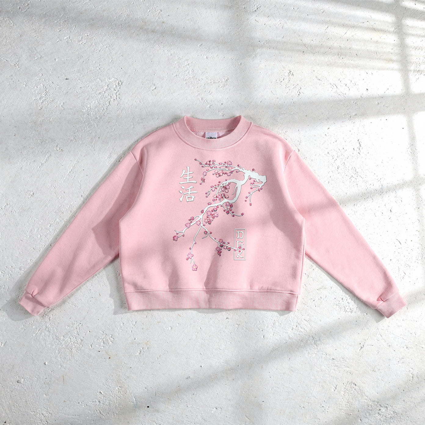 Cherry Blossom Minimal Japanese Sweatshirt