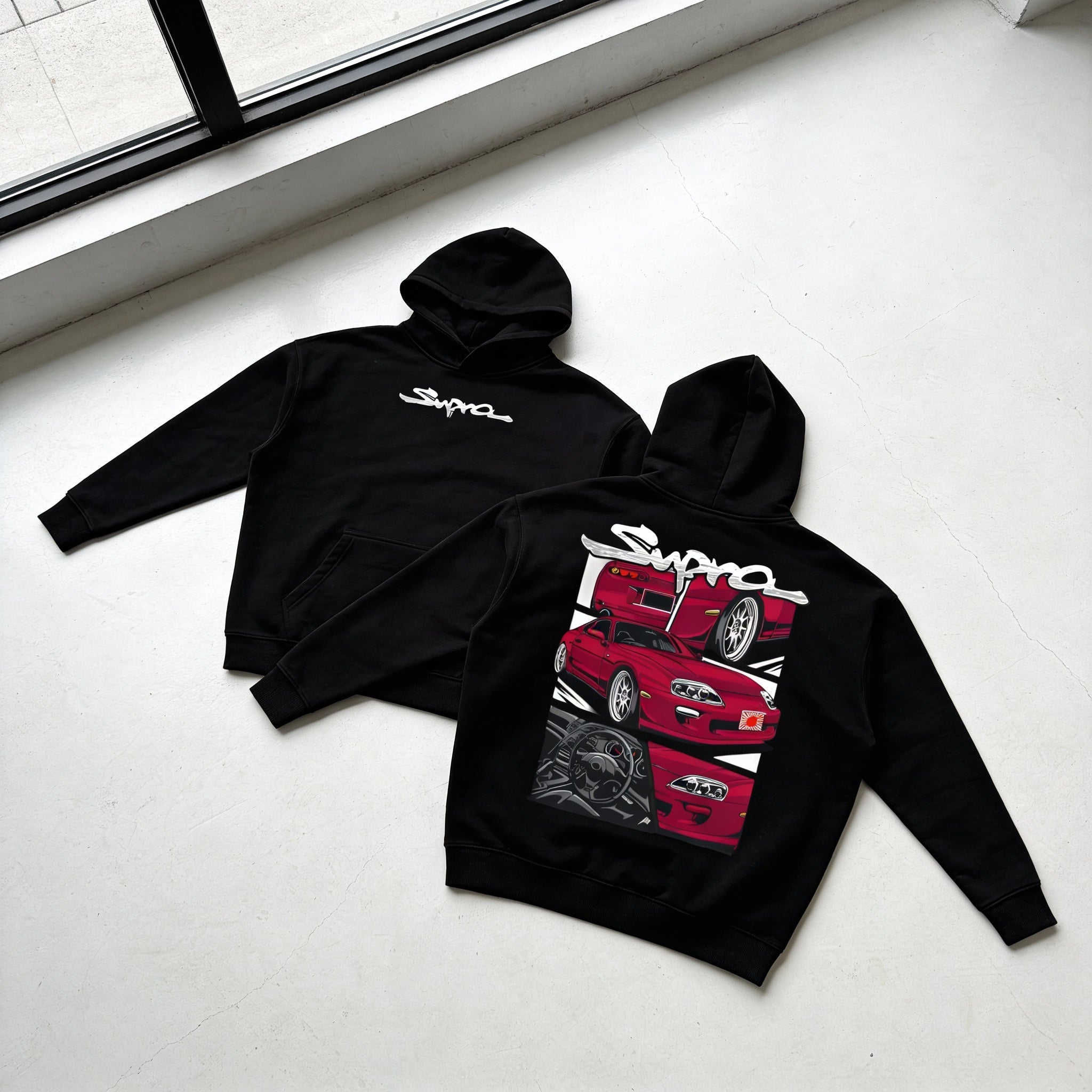 Supra Graphic Oversize Fleeced Hoodie