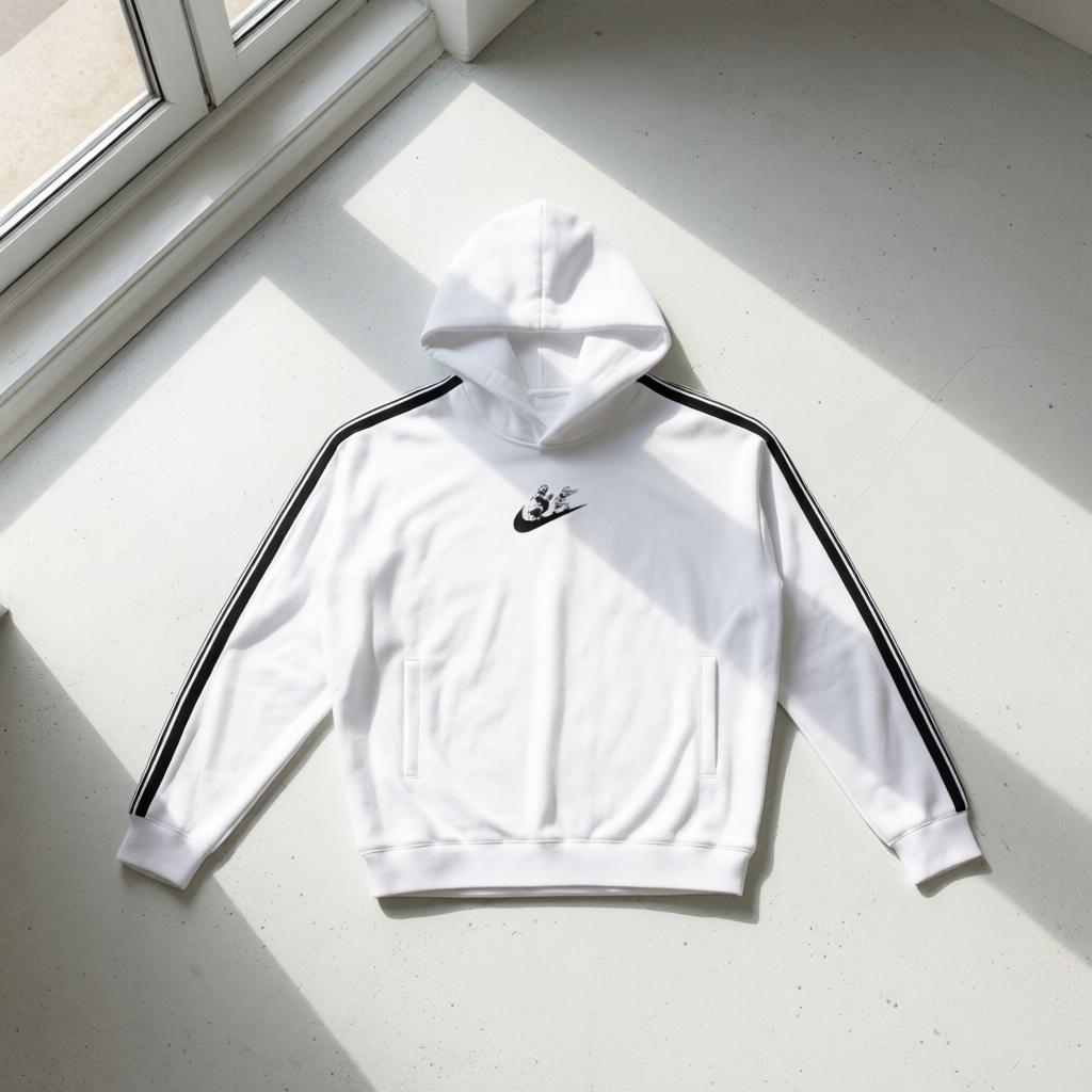 Naruto Graphic Drop-Shoulder Hoodie