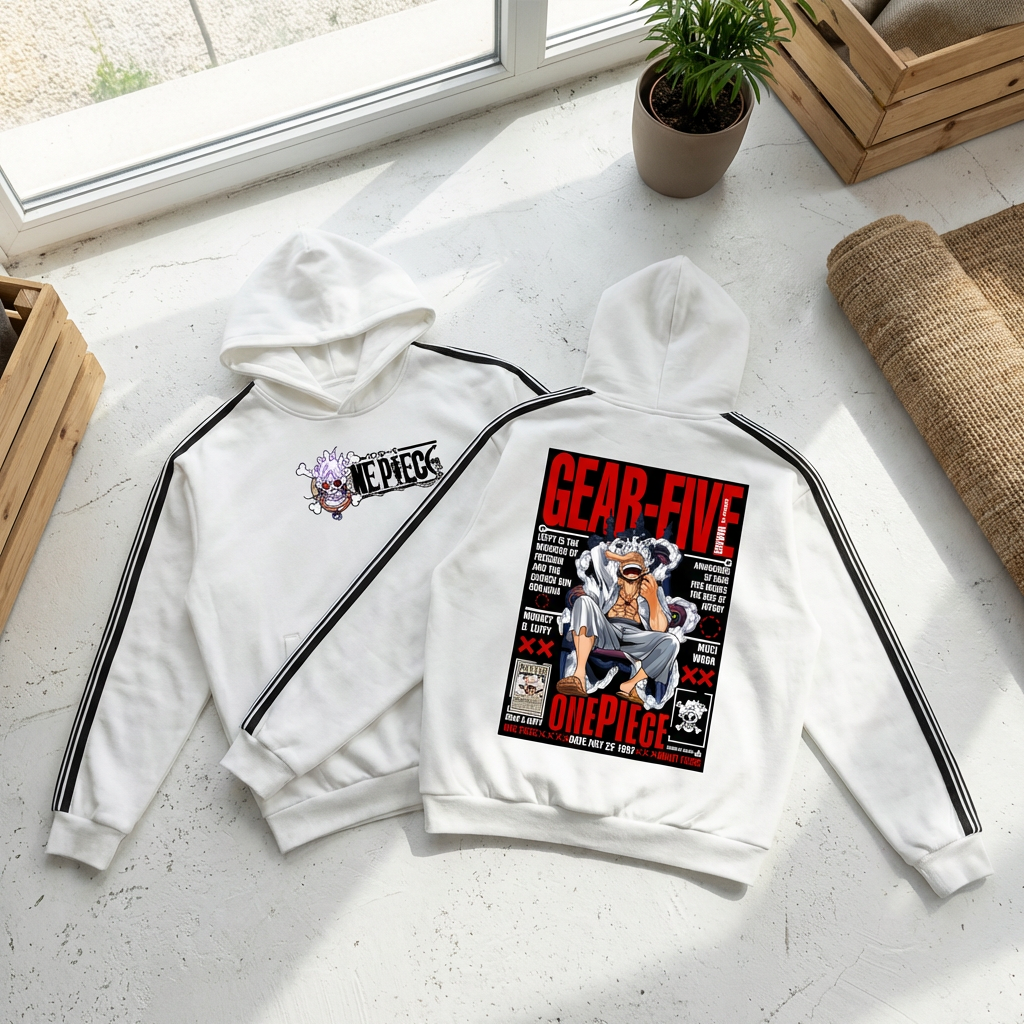 Gera 5 Luffy Side Stripe Drop-Shoulder Hoodie