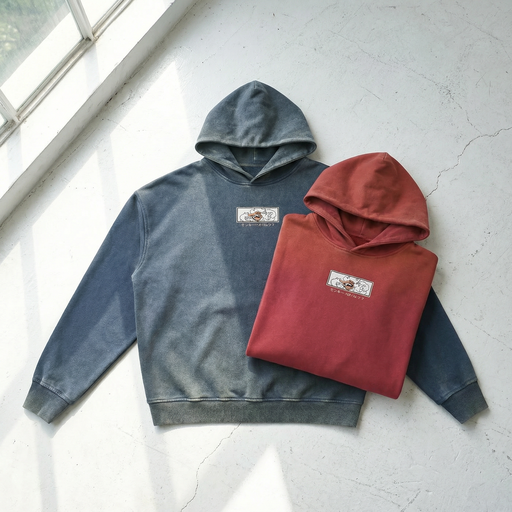 Gear 5 Luffy Gradient Fleece Hoodie