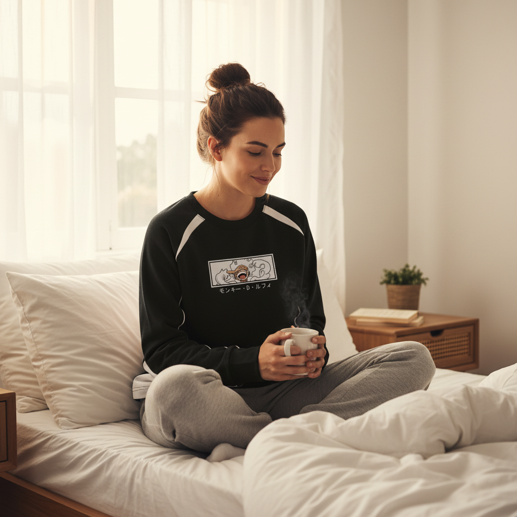 Gear 5 Contrast Panel Raglan Sweatshirt