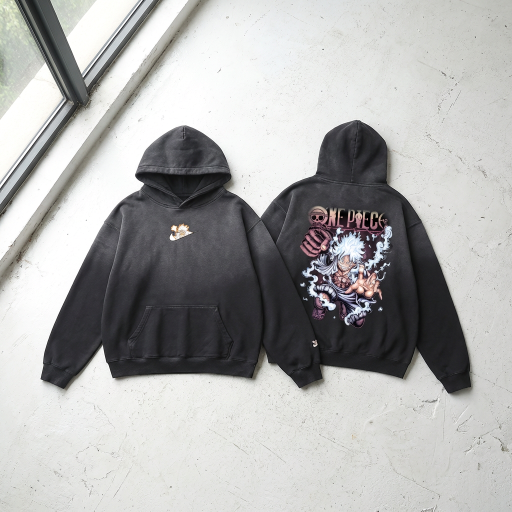 Monkey D Luffy Sunfade Oversized Hoodie