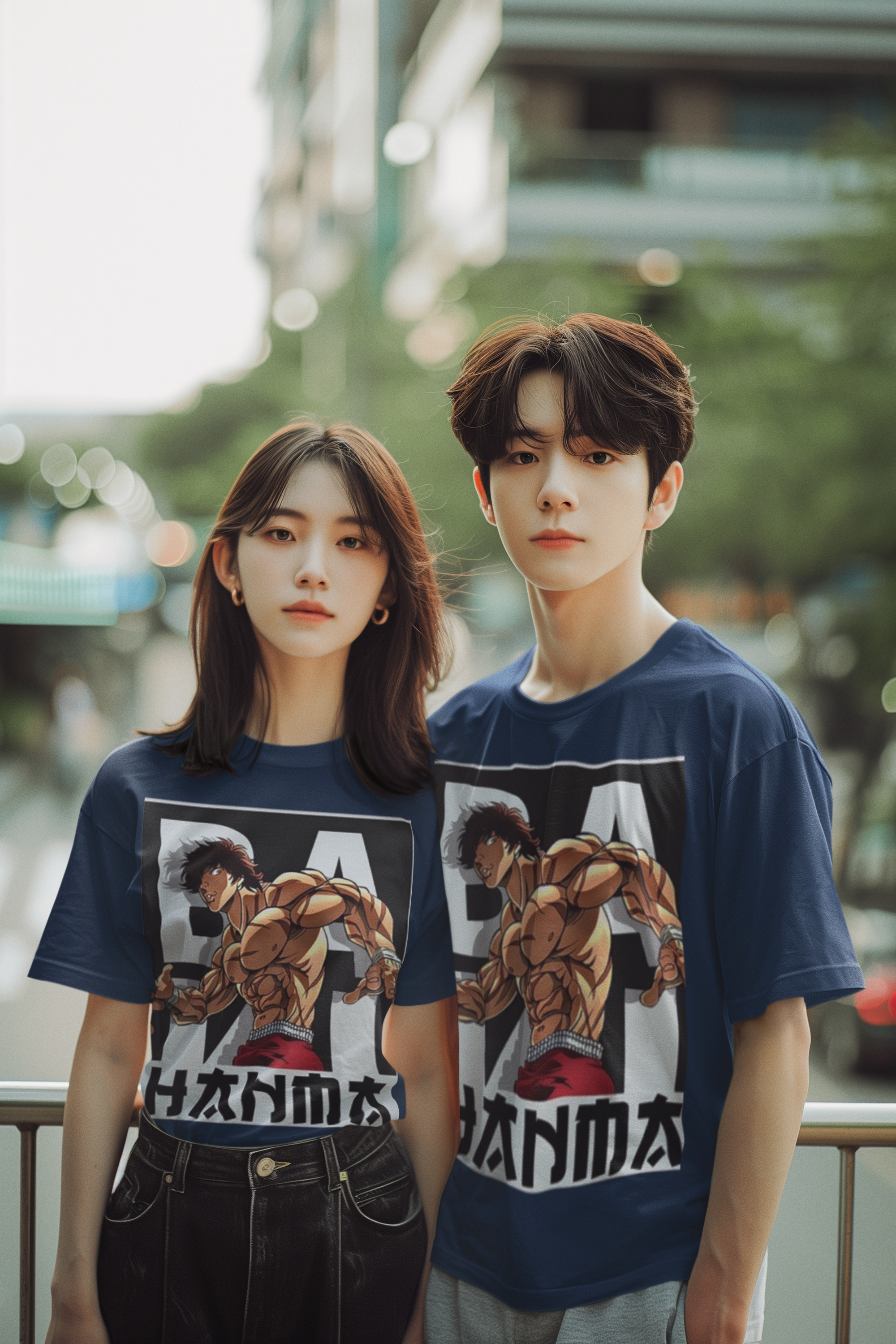 HANMA Oversized Tshirt Navy XS 